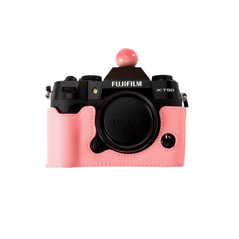 (2개) 후지 XT50 카메라 케이스 가죽 케이스 XT30 XT30 II 기본 카메라 케이스 보호 케이스