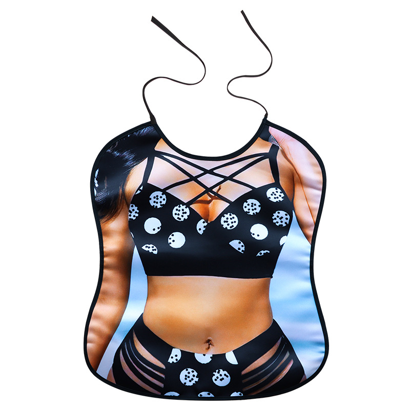 Fabricante en stock suministro adulto babero personalidad creativa divertido Reunión Anual partido spoof props olla caliente tienda invitado