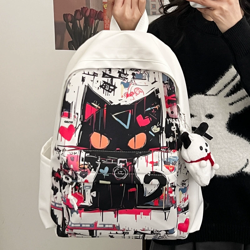 Backpack, shoulder bag, school bag, Korean style, for students, for beloved