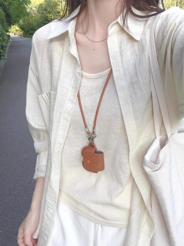 Tencel Long-Sleeved Sun Protection Shirt for Women, Summer Thin Style, Loose and Relaxed Feel, Outerwear Shirt and Camisole Two-Piece Set