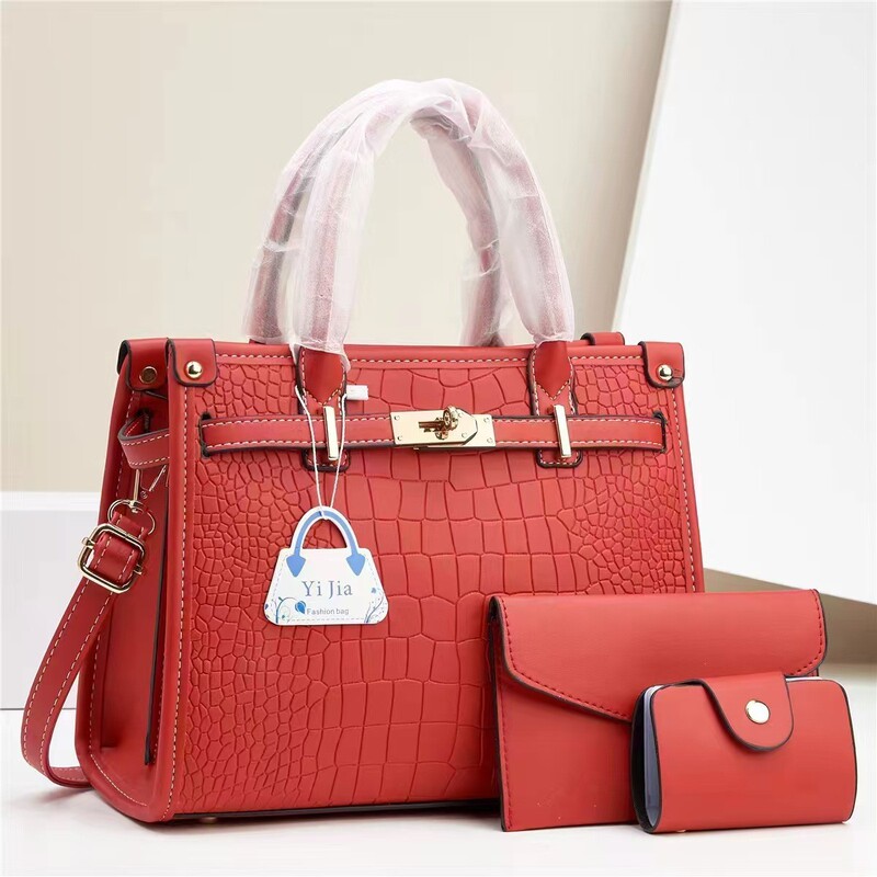 Cross-Border Export Bags 2021 New Crocodile Pattern Shoulder Bag Fashionable Crossbody Handbag High-End Women's Bag Wholesale