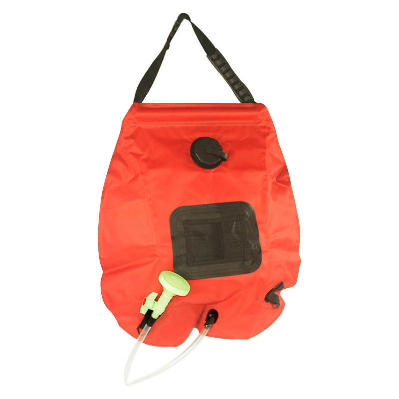 Bolsa de agua solar al aire libre bolsa de baño bolsa de almacenamiento de agua de baño bolsa de ducha portátil 20L bolsa de agua de baño