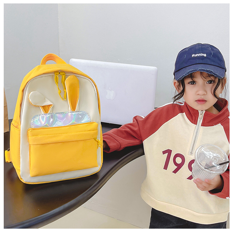 446g Weight Sequins, Sewing Thread Fashion Element Zipper Closure Type Double Shoulder Straps Strap Type Functional Backpack Bags Type Casual, School Occasion Nylon Material School Backpack, Kids Backpack Backpack Animal Pattern All Seasons Season Kid'S Gender Cute Style Square Shape Kid'S Nylon Animal Cute Sequins Sewing Thread Square Zipper Functional Backpack 6