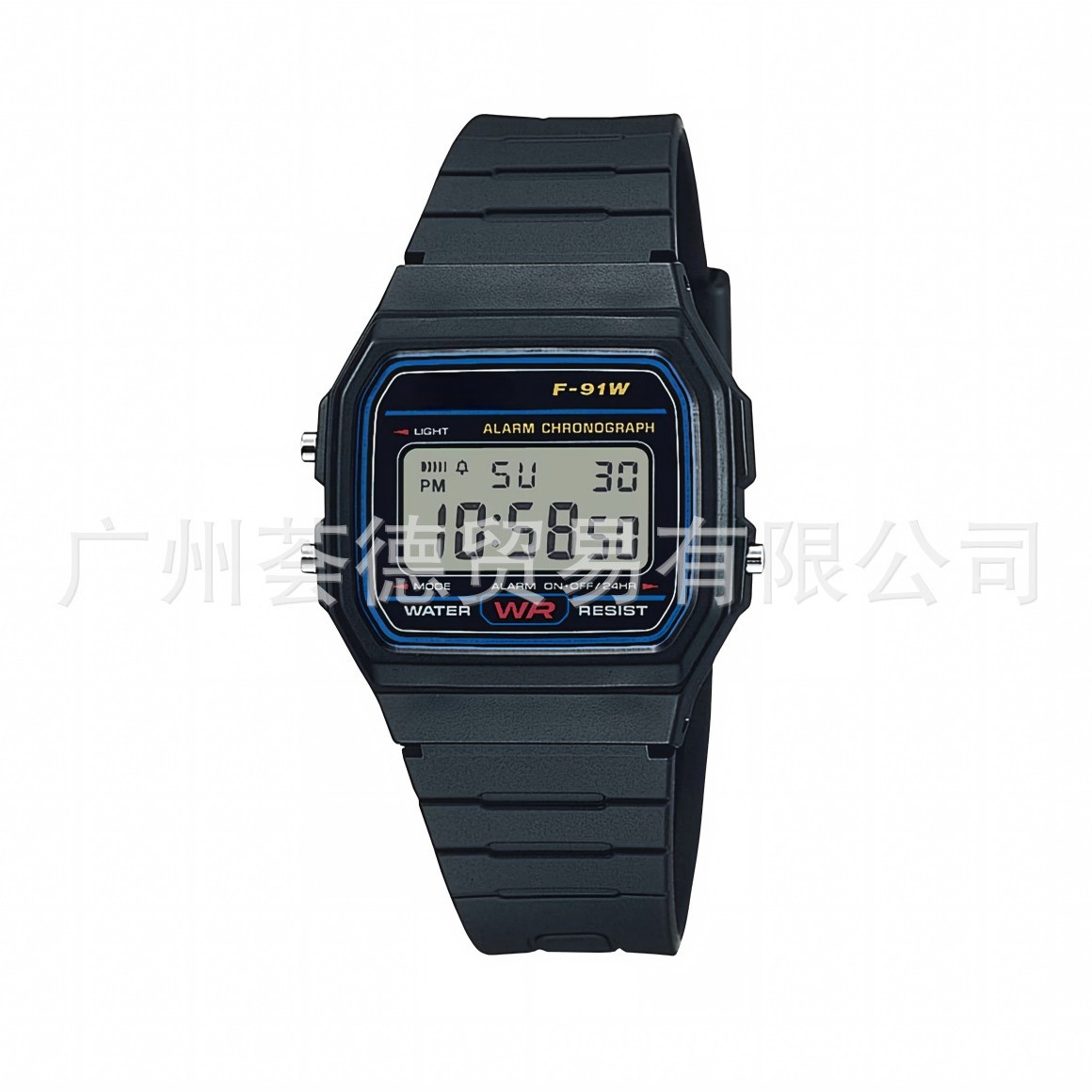 Original export high-end version F91-W-1 LED electronic watch with Japanese original battery and weighted wristband