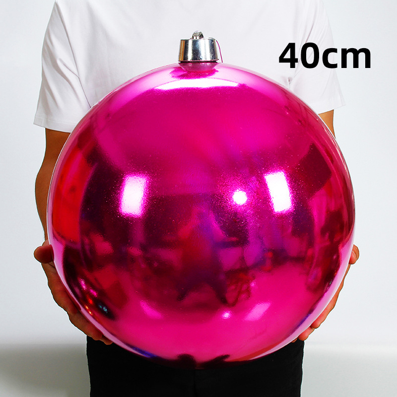 Dragón Tigre Bola de Navidad decoraciones del árbol de Navidad gran Bola brillante galvanoplastia bola de color bola colgante centro comercial bar decoración del techo