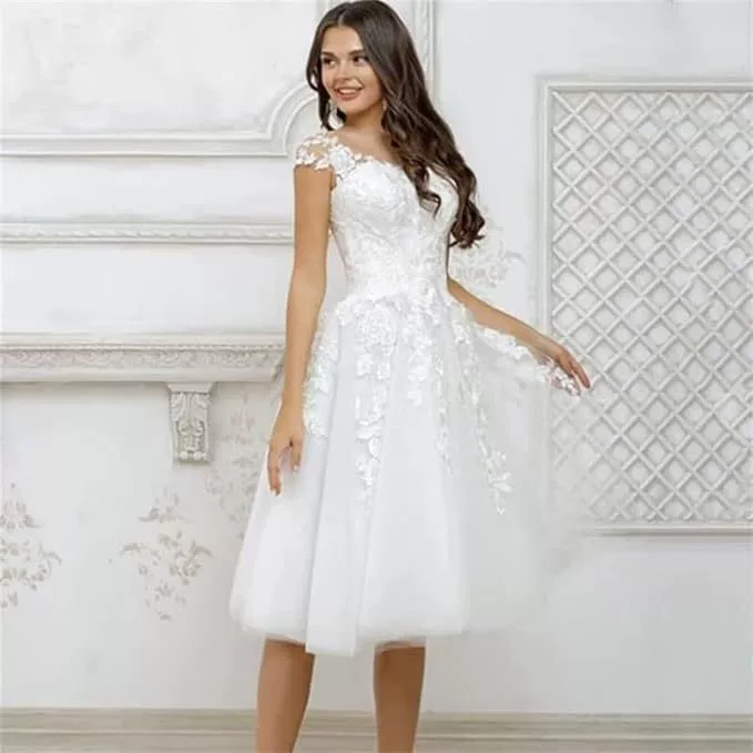 (跨境贸易) летнее белое короткое вечернее платье, сумка для еды, Aliexpress