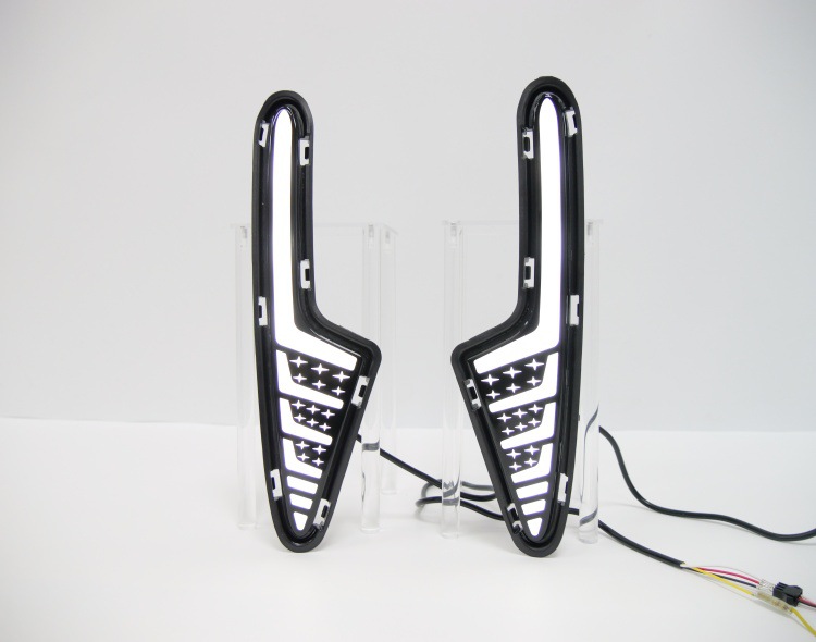 Suitable for Geely Xingyue 25-26 Models, Daytime Running Lights, Turn Signals, Night Ice Blue Modified Front Fog Lights