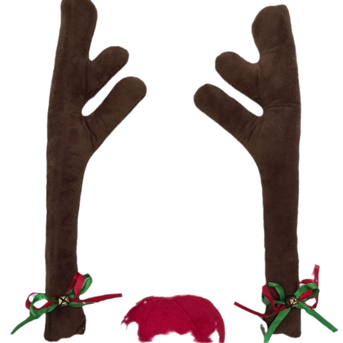 Christmas Car antler Christmas car decoration accessories Christmas antler Christmas nose Christmas antler set_voghion.com