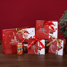 创意圣诞节平安夜苹果纸袋手提礼品袋礼物袋平安果圣诞果包装袋子