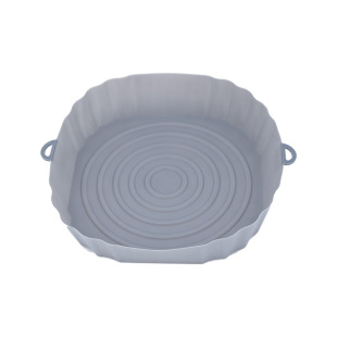 Spot Cross-Border Air Fryer Food Grade Silicone Baking Pan Mat Non-Stick Tray Baking Silicone Insulation Mat