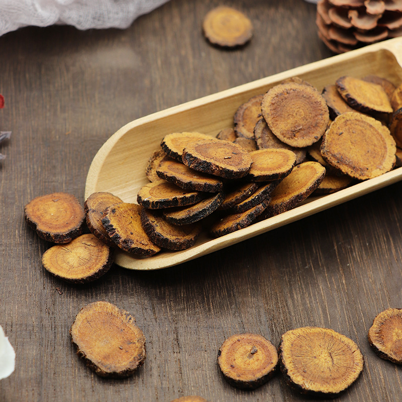 Premium Zhi Gan Cao Honey-Fried Licorice Root Slices 500g for Traditional Herbal Decoctions and Daily Teas quality and texture