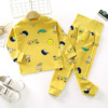 Children's underwear, cotton set, autumn homewear, umbilical bandage, trousers, high waist, children's clothing, wholesale