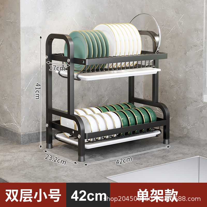 Estante de almacenamiento de platos domésticos estante de drenaje de agua estante de cocina multifuncional estante de almacenamiento de platos estante de palillos caja de almacenamiento armario