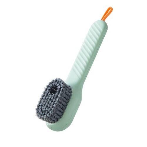 Liquid-filled shoe brush, multi-functional shoe cleaner—home-use washing tool with soft bristles for effective stain removal and gentle cleaning that won’t damage your shoes.