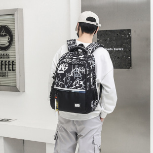 high quality College Students Boys Large Capacity Schoolbag Original Niche Casual Men's Backpack Travel Computer Backpack