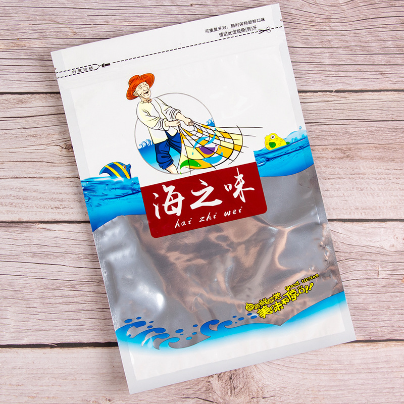 通用海产品包装袋装干贝虾米虾仁海之味袋子自封袋海鲜干货密封袋