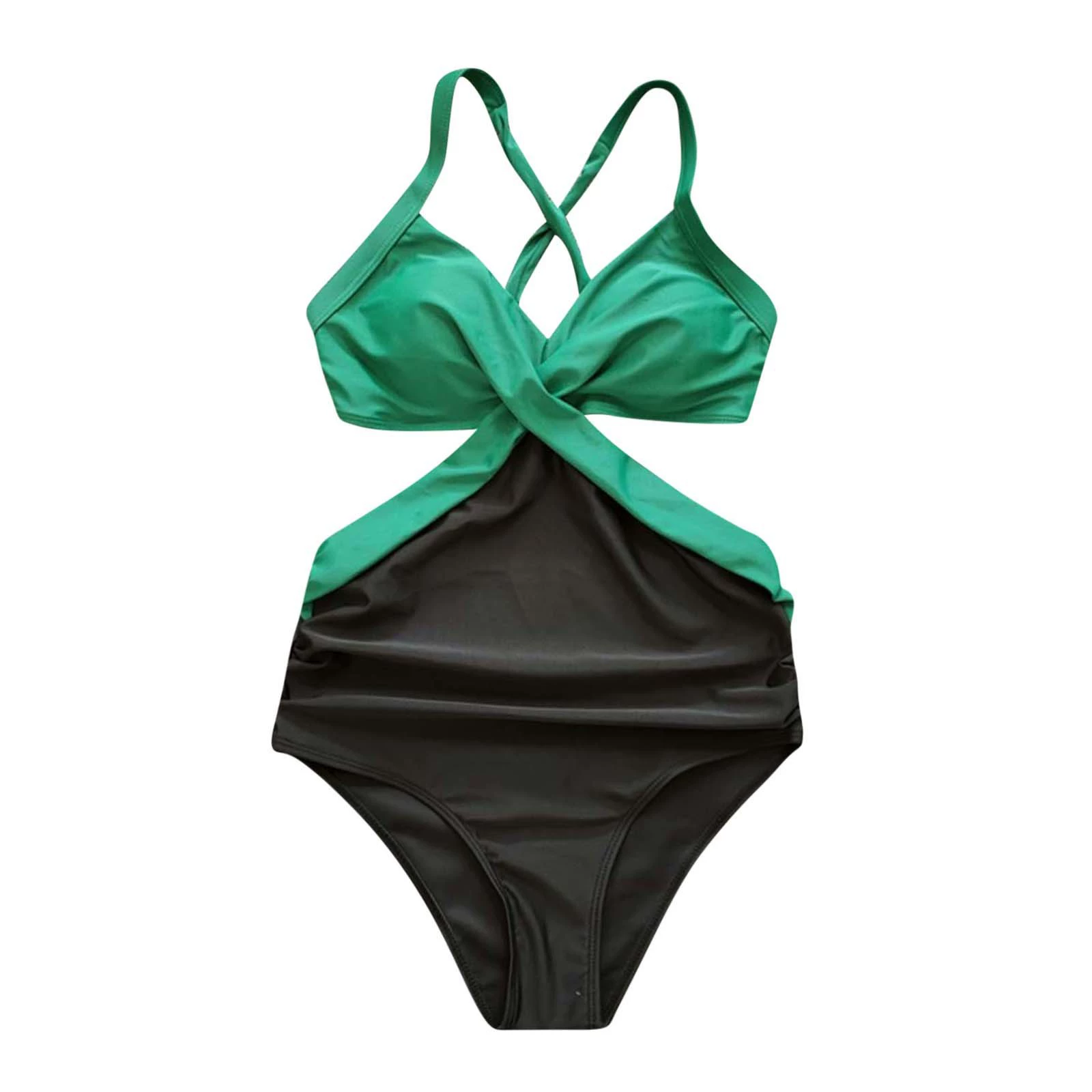Women's Print Crossing Binding Conjusational Swimsuit