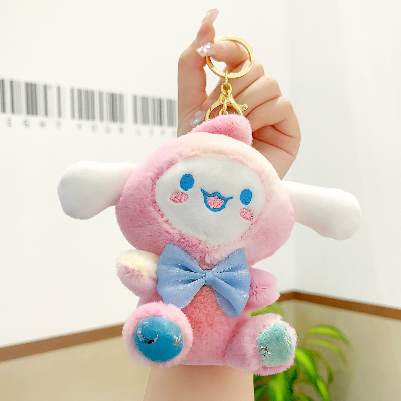 Cuatro pulgadas muñeca máquina colgante felpa llavero lindo muñeca mochila adornos grab máquina muñeca regalo al por mayor