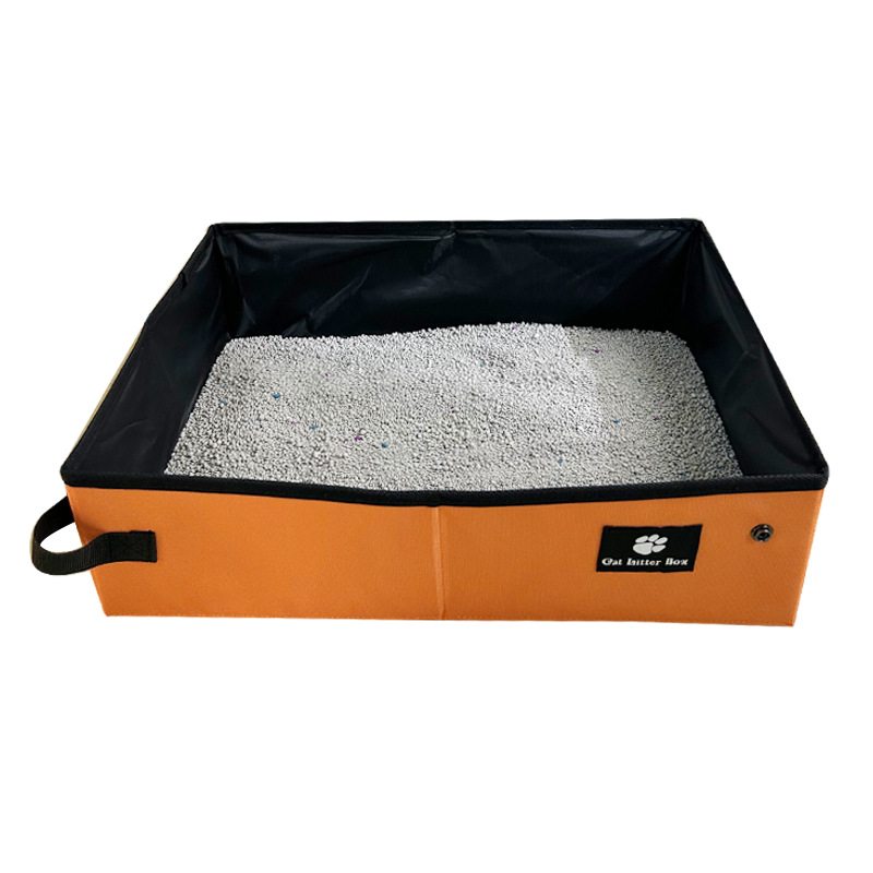 오렌지 고양이 배변 상자 [공장 직매]