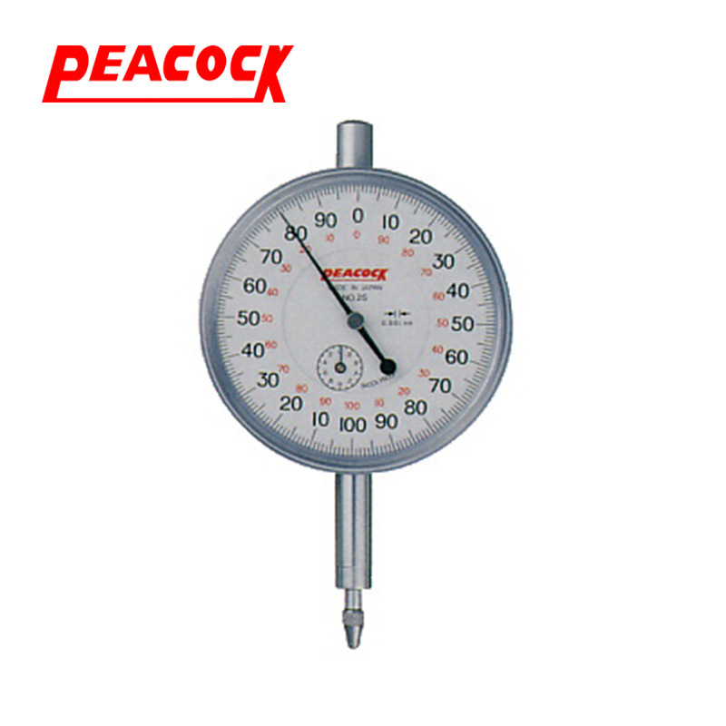 PEACOCK孔雀0.001mm针盘式千分表量表25