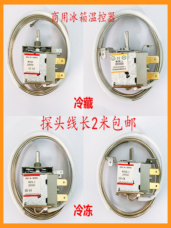 Commercial Refrigerator Freezer Mechanical Thermostat Refrigeration Freezer Temperature Control Wpf8.5 20.5 Display Cabinet Two Feet