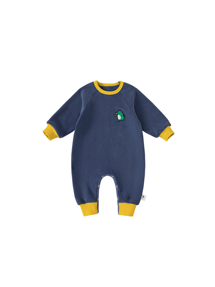 Babycity invierno de los niños de una pieza saco de dormir split pierna bebé dibujos animados casa pijamas de una sola pieza terciopelo caliente DY83151
