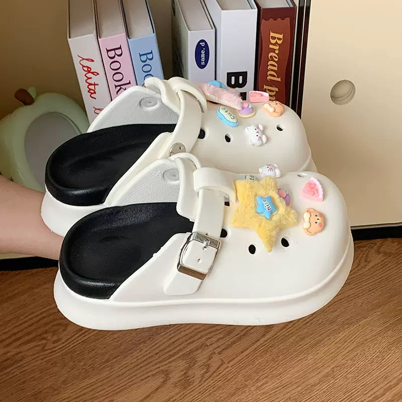Женские сабо Dopamine Birkenstock Crocs-стиля, толстая подошва, с закрытым носком, противоскользящие (35–40)