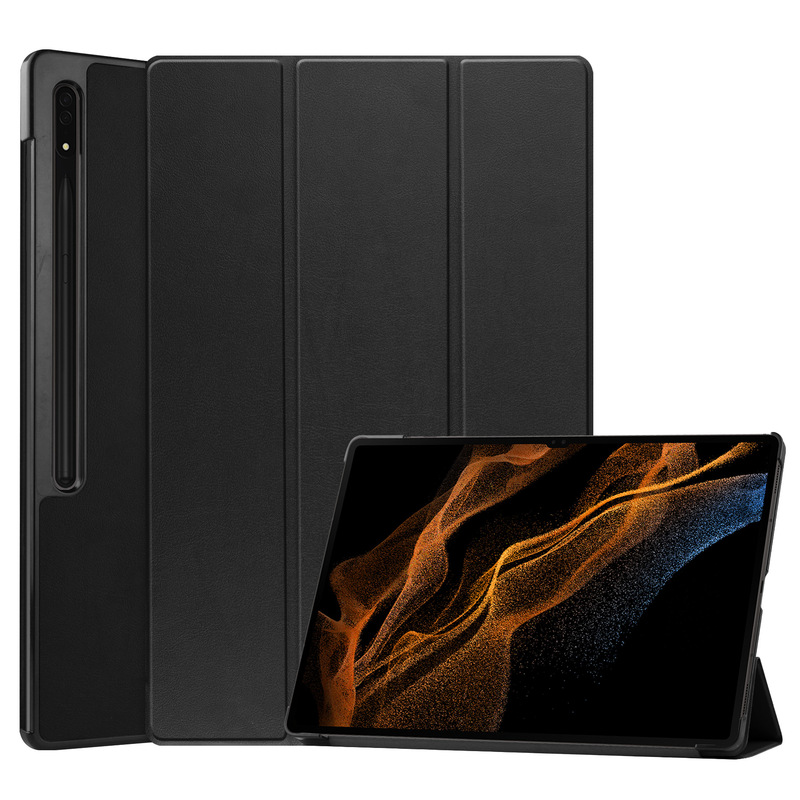 For Samsung Tab S8 Ultra 14.6 inch leather case SM-X906 protective case A8 with dormant S8 + case