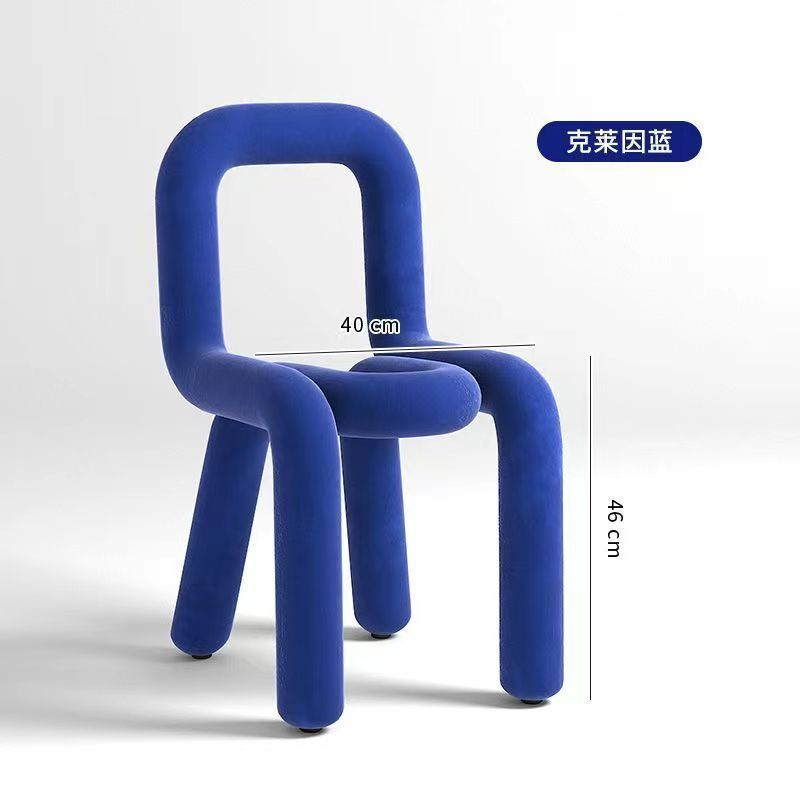 Bold Chair椅子创意网红化妆凳子个性休闲异形椅服装店设计师餐椅|undefined