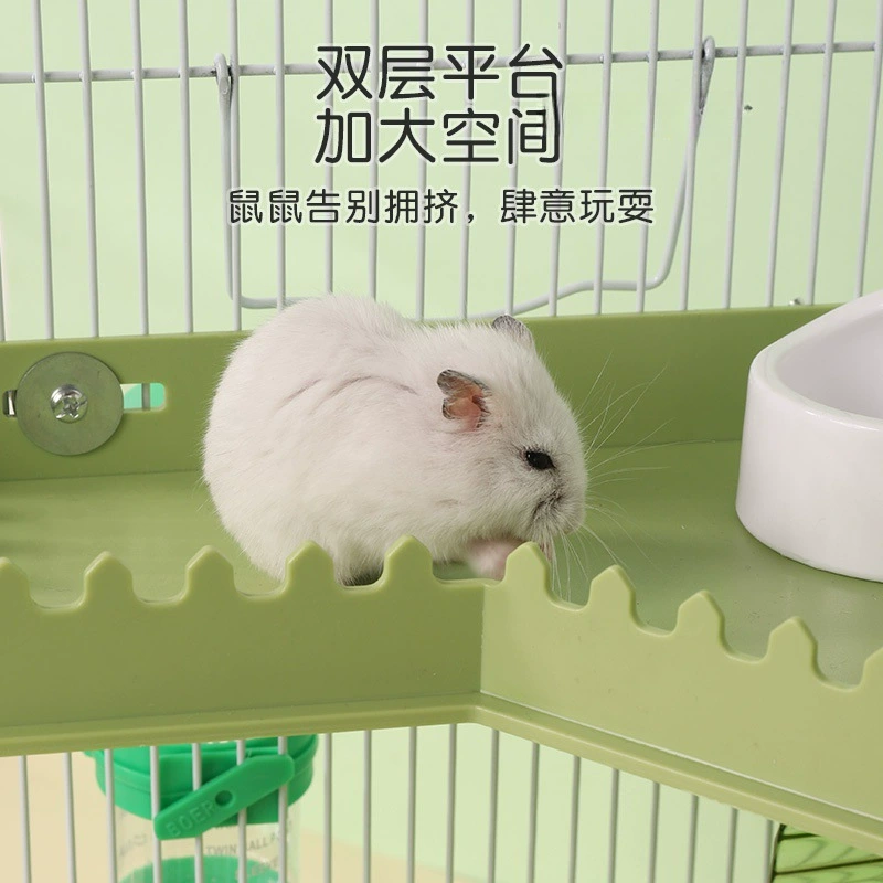 Hamster cage Large space novice full set of villa luxury double -layer high cheap and large products