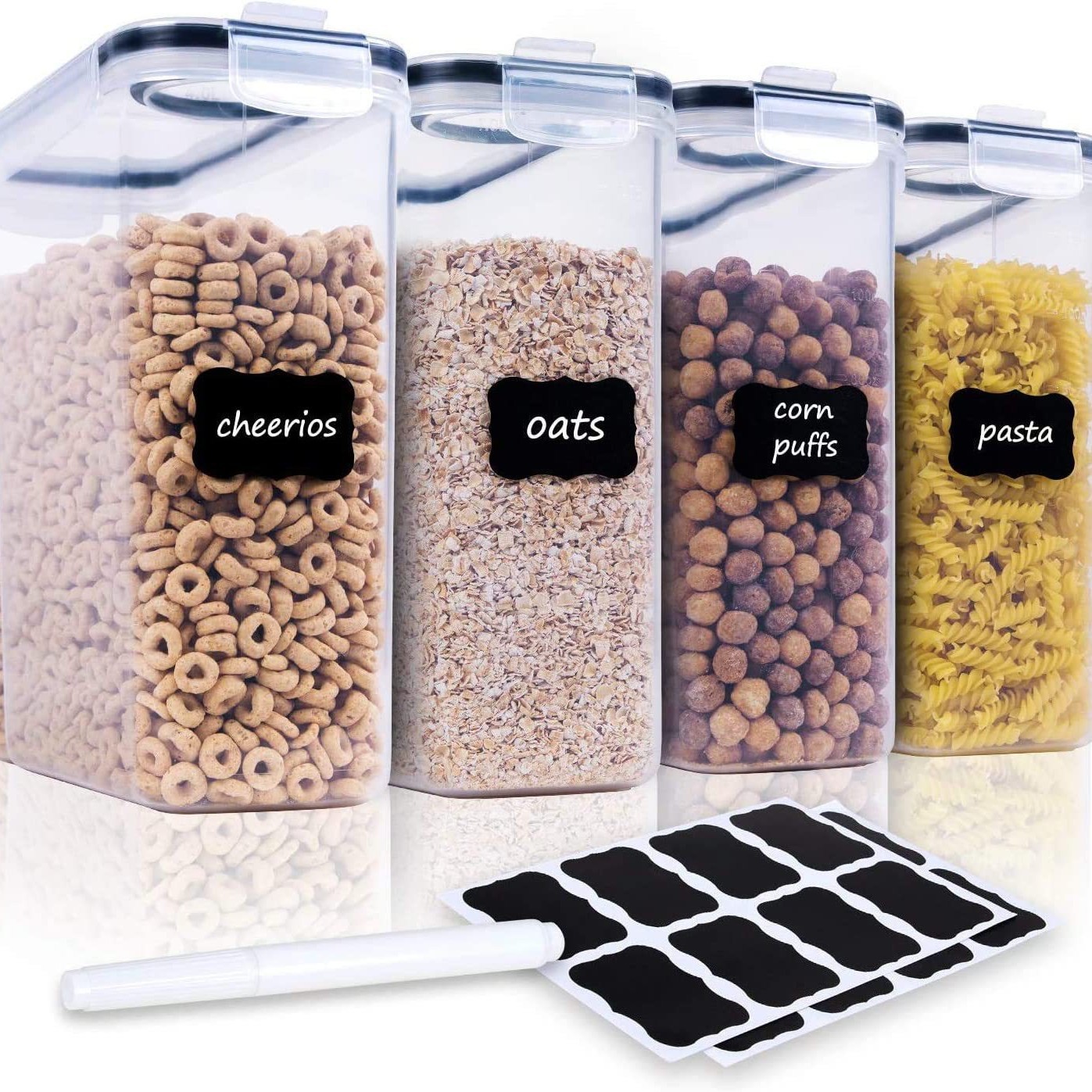 Transfronterizo 4L gran tanque de plástico sellado conjunto de cocina almacenamiento tanque de almacenamiento almuerzo granos cocina de comedor diario