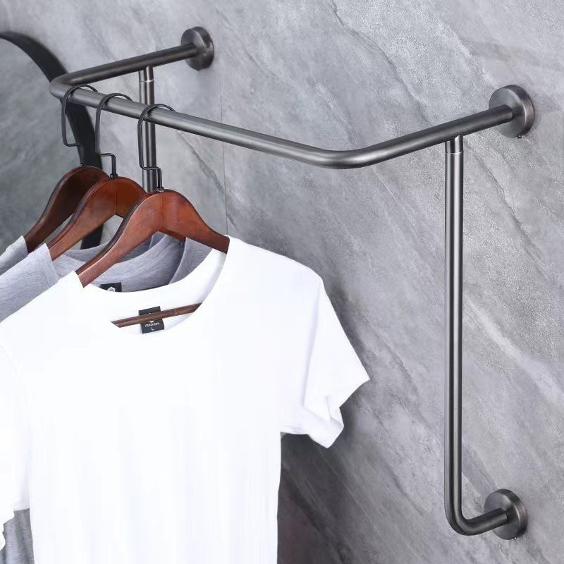 Hotel de temporada percha de ropa de acero inoxidable percha de ropa de baño de hotel ingeniería de baño percha de ropa mayorista