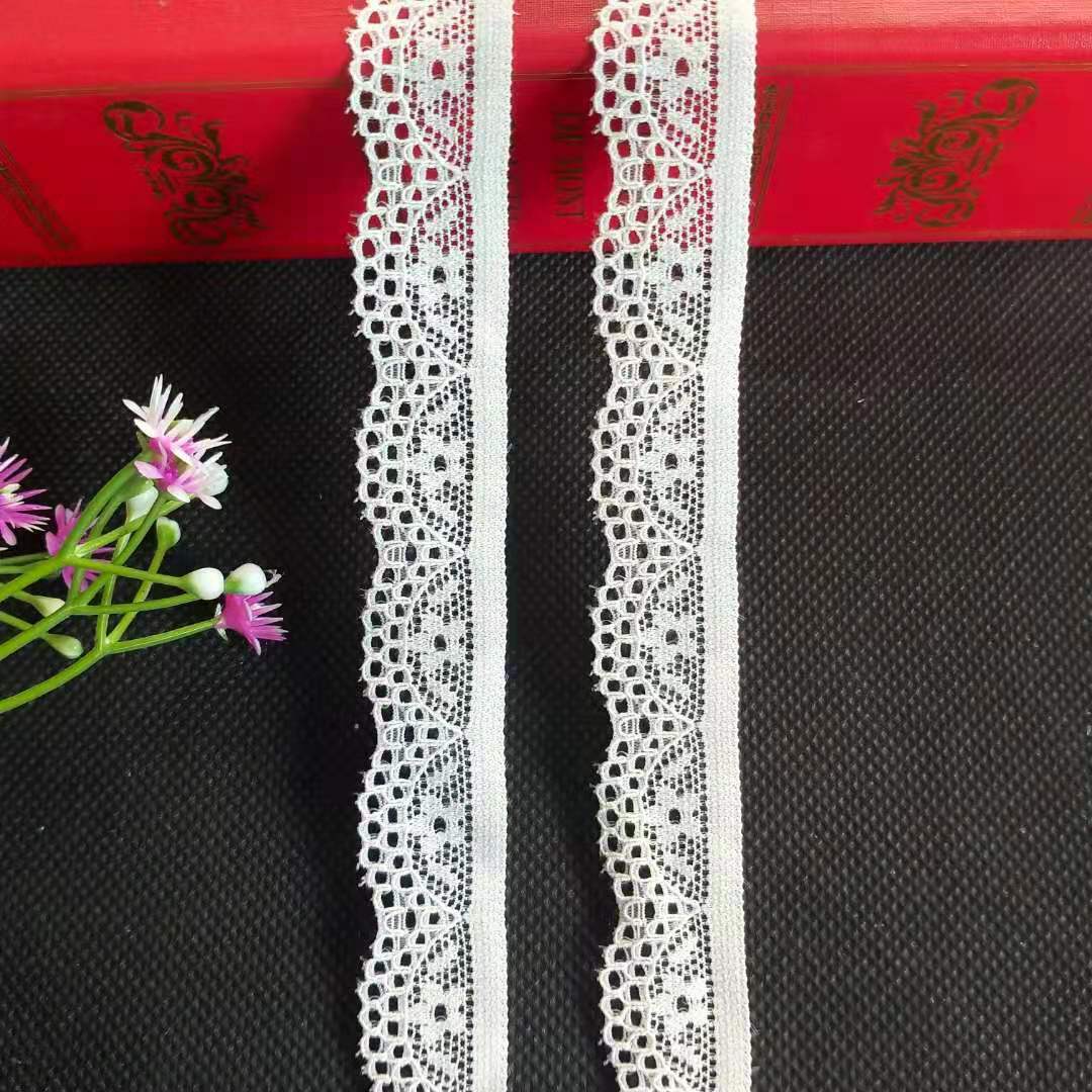 Elastic force Lace lace 2 cm nylon Elastic force lace goods in stock supply Underwear Women's wear Children's clothing accessories lace