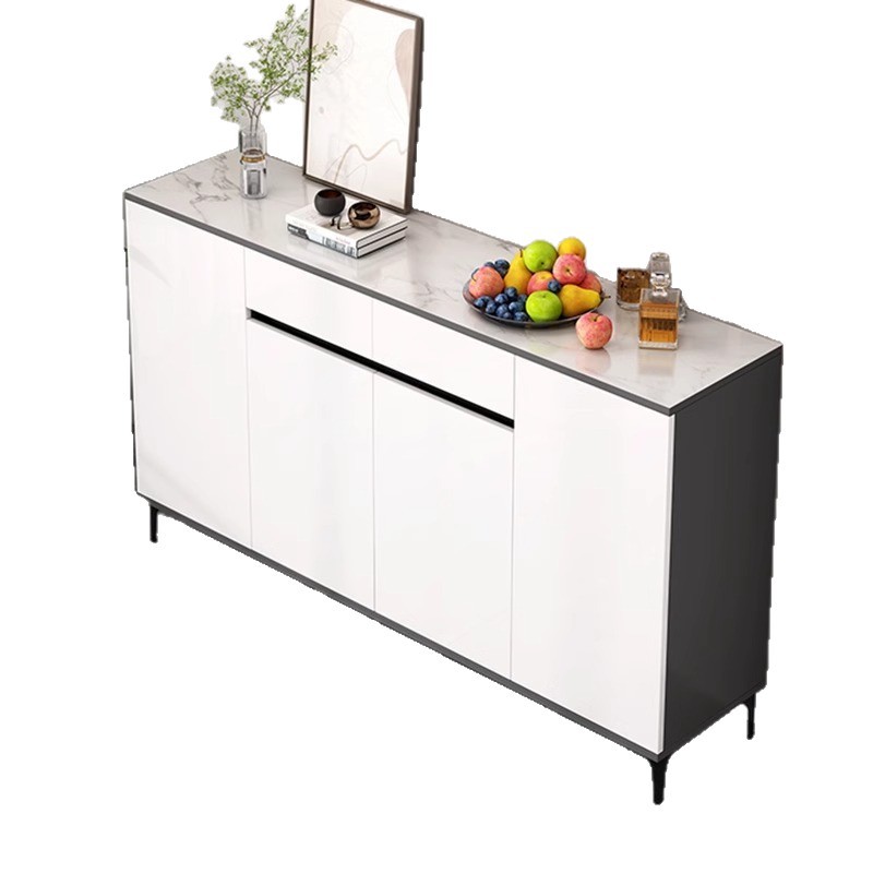 Gabinete de té, gabinete lateral, junto a la pared, gabinete lateral de sala de estar para el hogar, gabinete de almacenamiento, gabinete de almacenamiento minimalista moderno, gabinete de almacenamiento