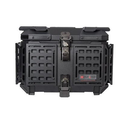 Black Aluminum Alloy Motorcycle | Motorcycle trunk