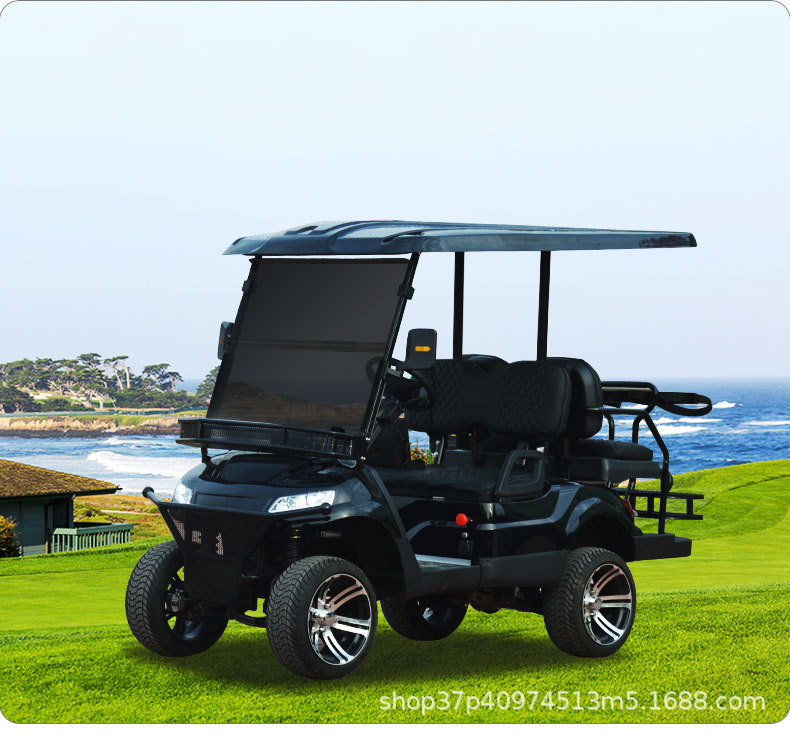 Electric golf cart sightseeing car four-wheel foreign trade quality scenic spot park stadium sales department car ferry manufacturers