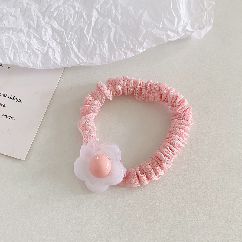Sweet Flower Plastic Cloth Hair Clip Hair Tie 1 Piece display picture 10