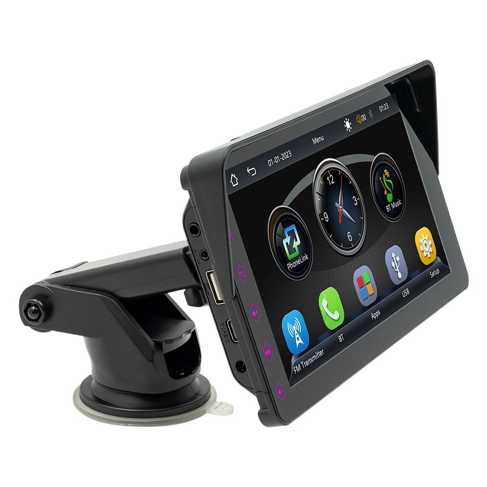 Беспроводной carplay7-inch портативный автомобильный Bluetooth MP5 хост FM-Передатчик Автомобильный мультимедийный плеер