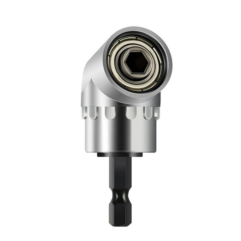 Dispositivo de esquina de destornillador de 105 grados transfronterizo destornillador eléctrico accesorios de herramientas de torneado mango hexagonal conjunto de torneado de taladro eléctrico