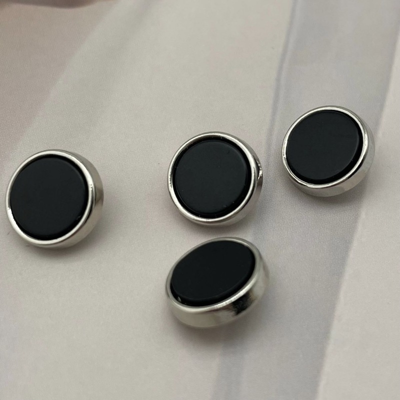 手触り平面金属ボタン男性シャツカーディガンセーター装飾ボタンu型高足ボタン卸売り|undefined