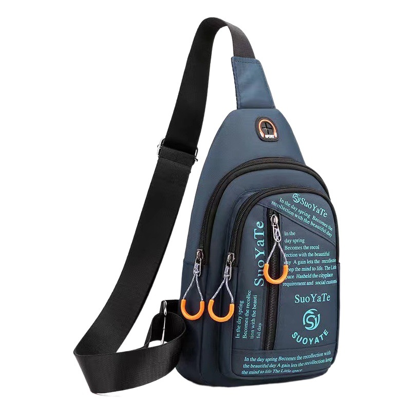 2024 New Versatile Casual Portable Chest Bag Outdoor Waterproof Chest Bag Men's Bag Casual Crossbody Bag Men's Bag