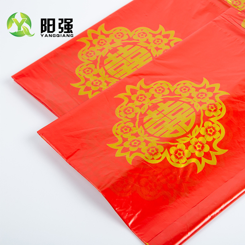 一次性桌布红色喜宴婚庆酒席台布防水防油污野营免洗塑料加厚防水|undefined