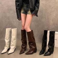 ��ɫ�߸�ѝ���LͲ�T��ѥŮЬ2024�¿�ﶬ����ɫ�ѶѼ��^�Lѥ��