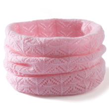 羊绒脖套100%纯山羊绒新款镂空纯色时尚针织保暖护颈围脖