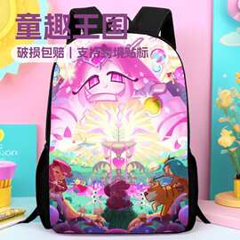 新品印花CookieRun Kingdom饼干王国书包卡通游戏周边双肩背包