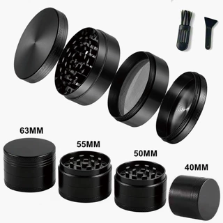 跨境专供40/50/63mm金属磨烟器 四层研磨器批发