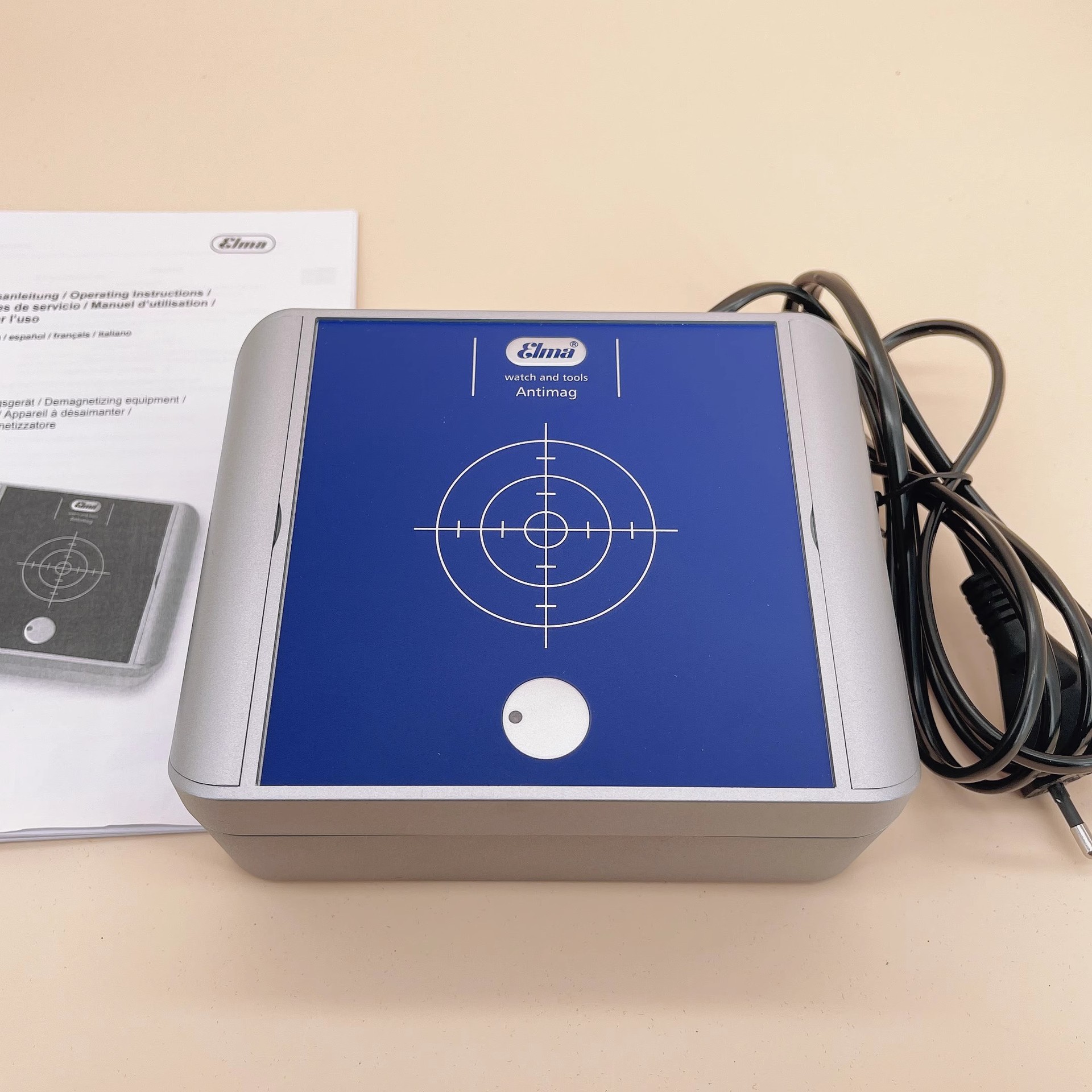 德国进口ELMA2332 手表退磁器 消磁器 磁极交迭 磁场强度递减