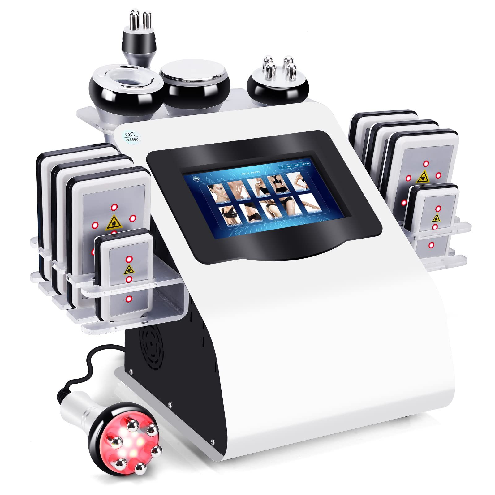 Instrumento corporal tres en uno 40K máquina de vaciado instrumento de adelgazamiento masaje plástico explosivo instrumento de adelgazamiento cuerpo presión negativa instrumento de belleza en el hogar