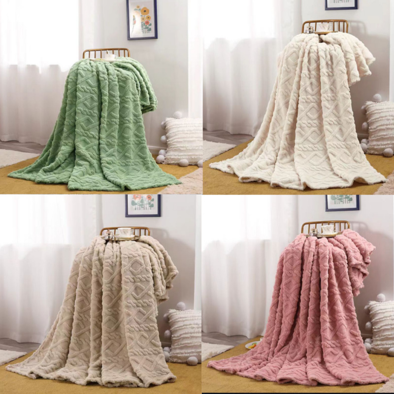 Manta de lana Tafu Manta de lana de coral Manta de siesta Manta de franela Manta de aire acondicionado de verano Manta pequeña de regalo al por mayor