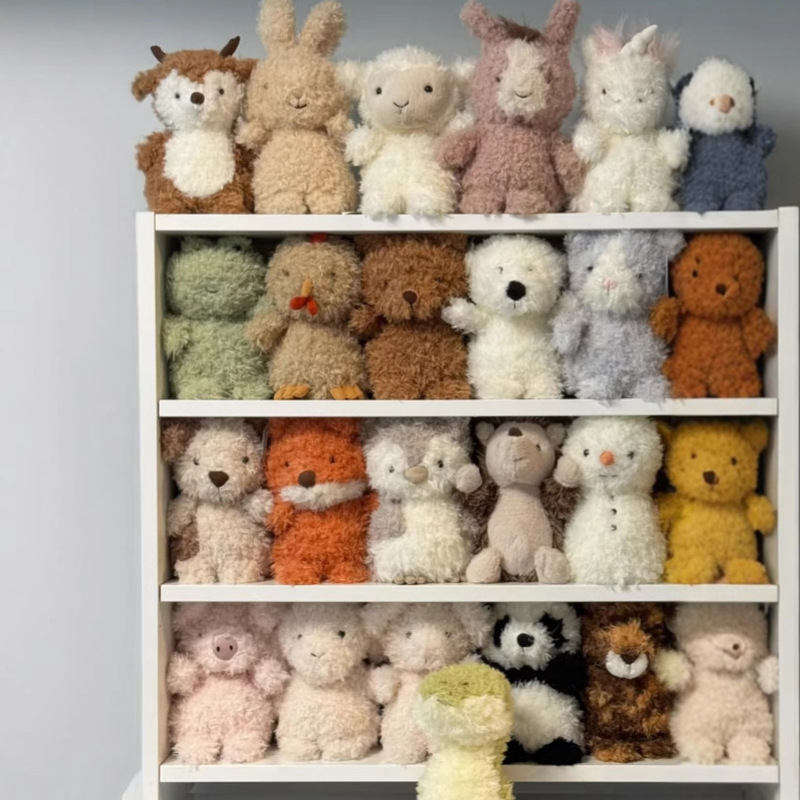 Little Series Small Animal Doll Doll Curly Small Cute Plush Toy Grab Machine Doll Children's Gift
